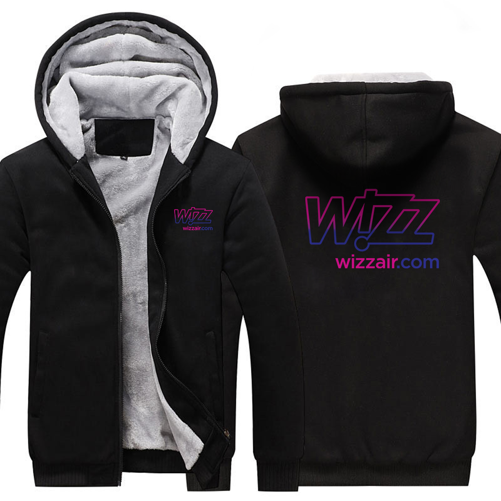 WIZZ AIRLINES  JACKETS FLEECE SWEATSHIRT