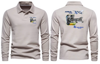 Thumbnail for AIRBUS 380 GP7000 LONG SLEEVE  POLO