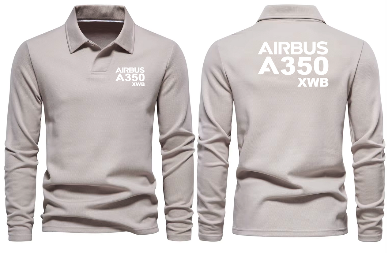 AIRBUS A350 XWB  LONG SLEEVE  POLO
