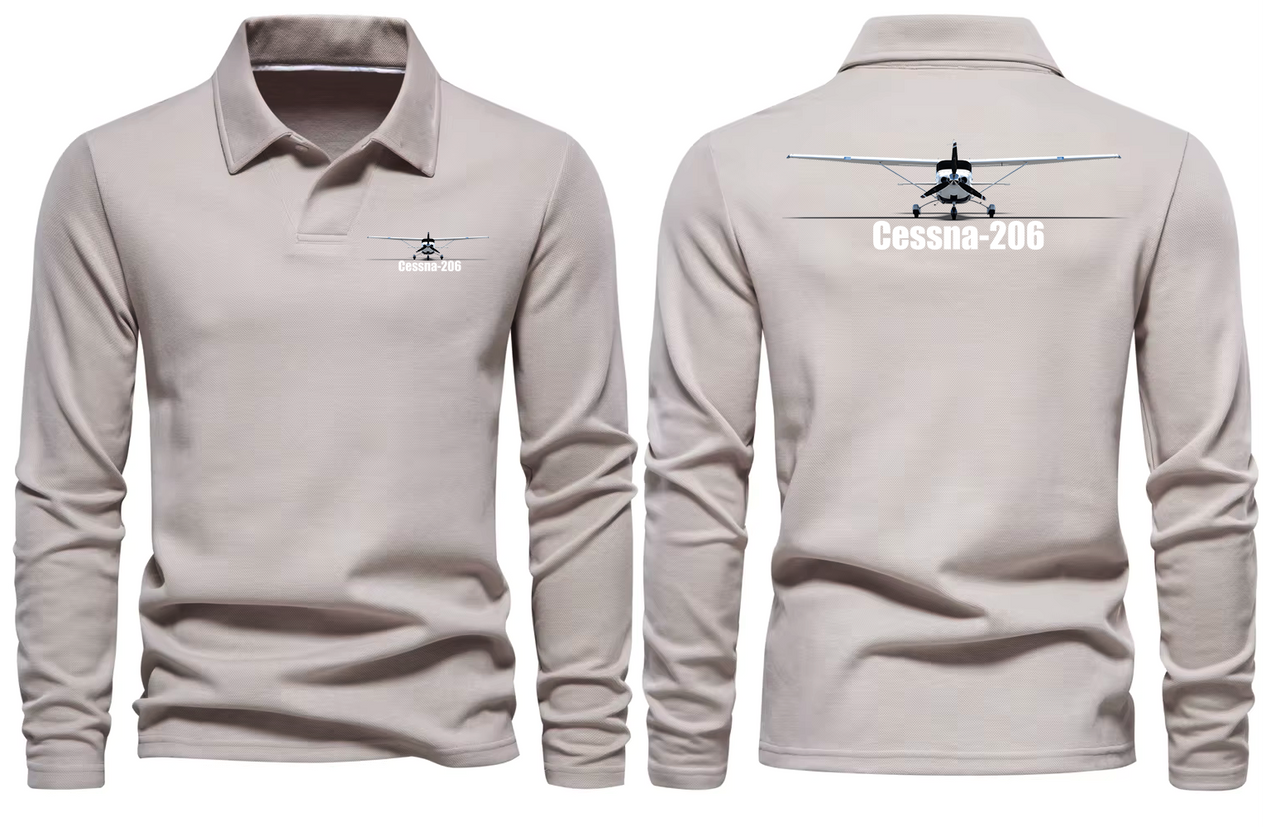 CESSNA 206 LONG SLEEVE  POLO