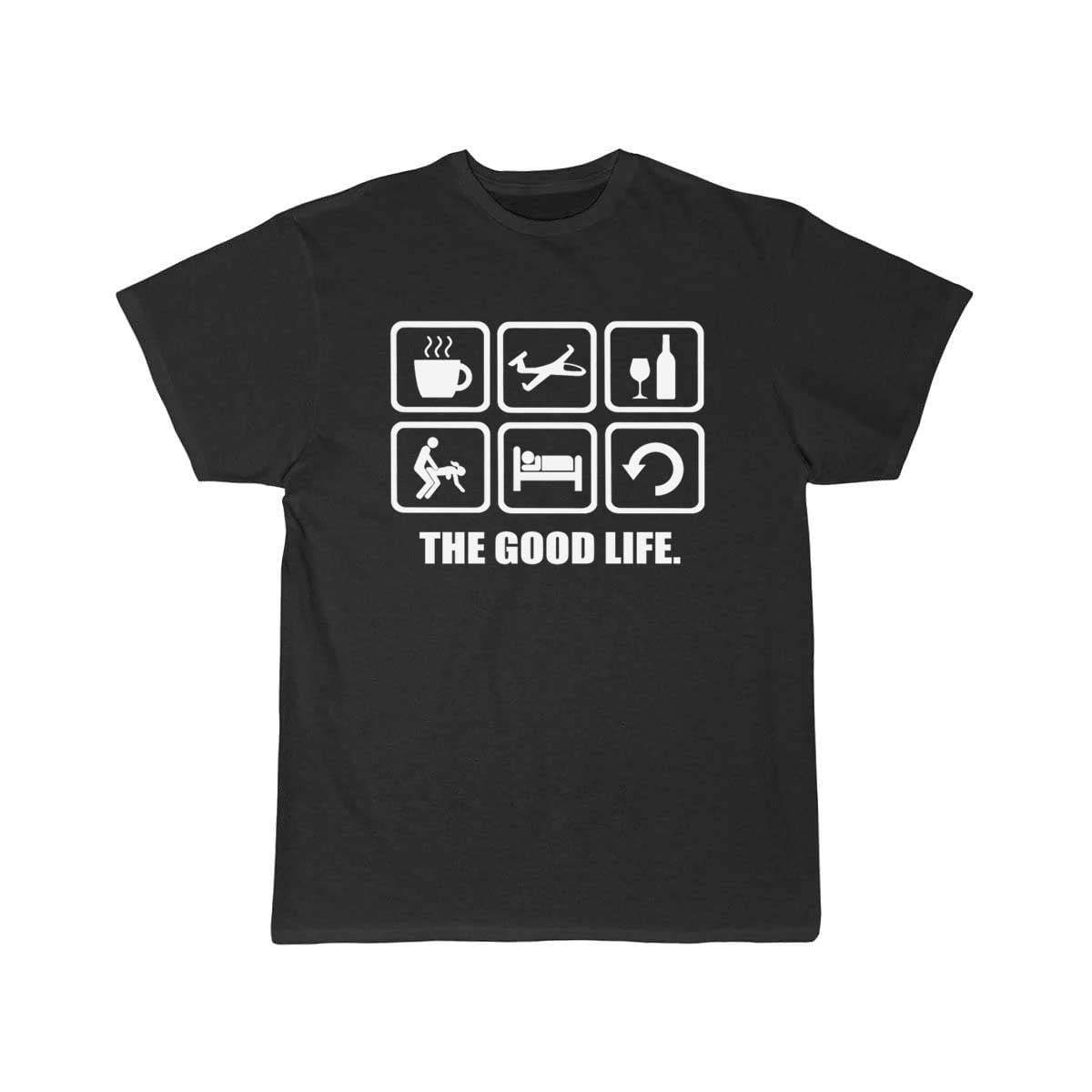 Funny Gliding The Good Life T-SHIRT A V 8 R