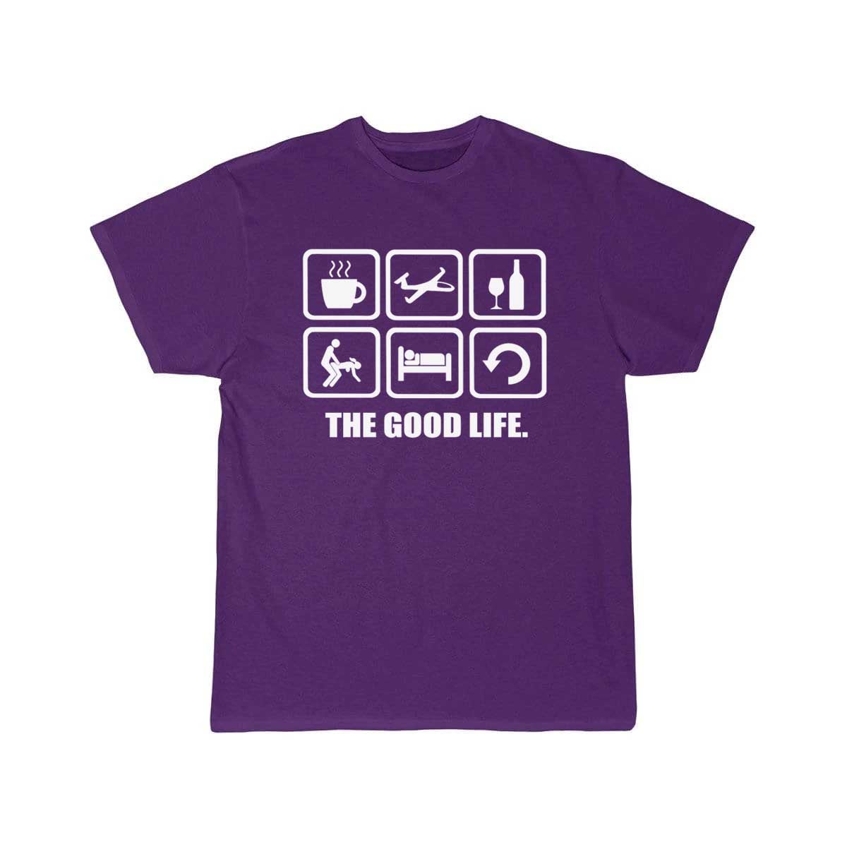 Funny Gliding The Good Life T-SHIRT A V 8 R
