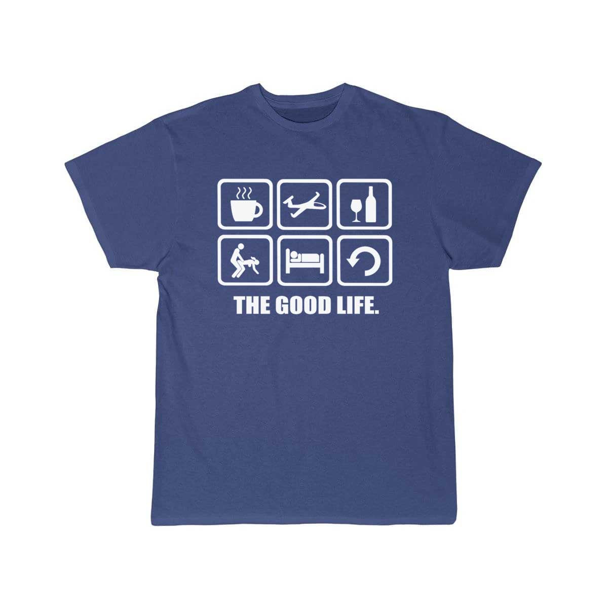 Funny Gliding The Good Life T-SHIRT A V 8 R