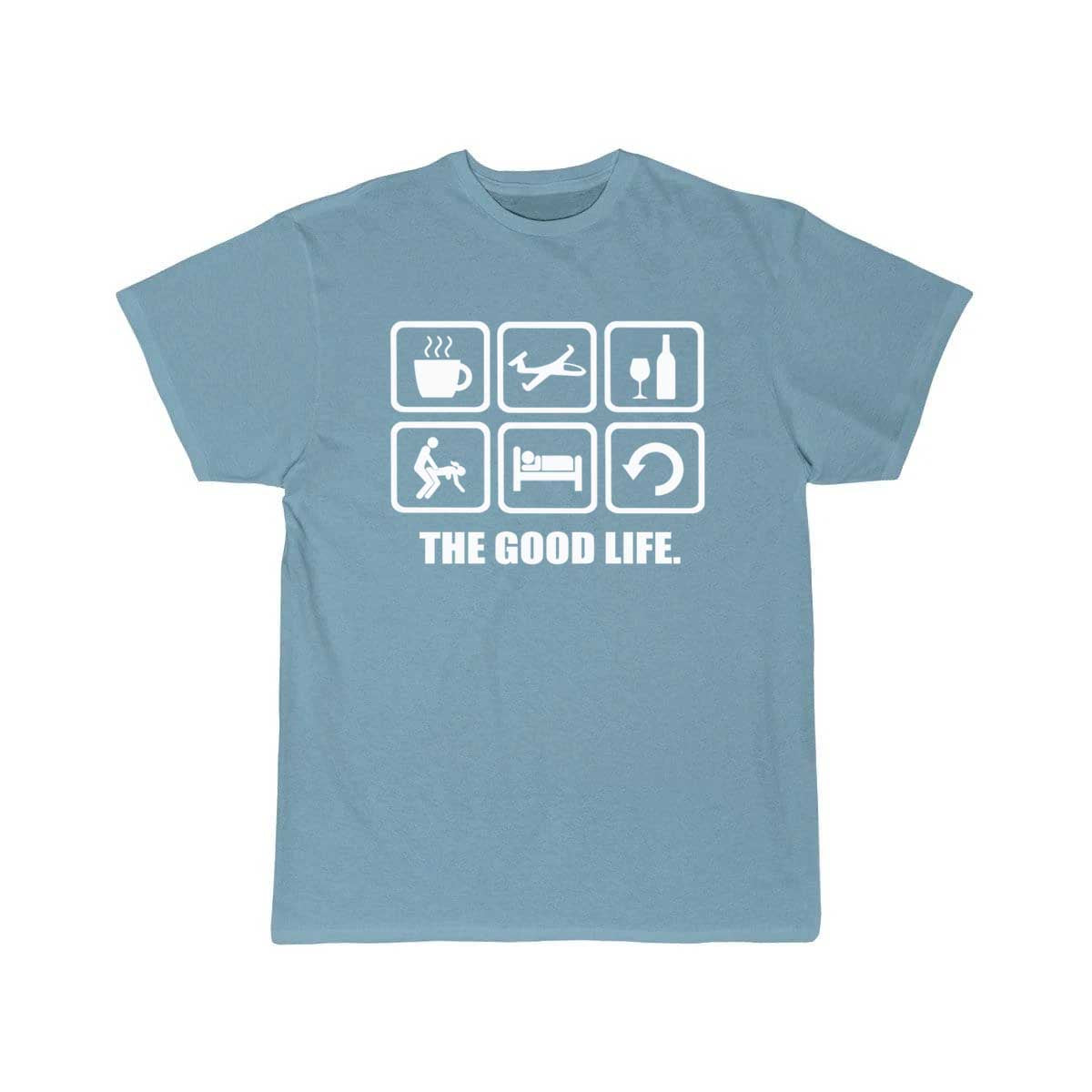Funny Gliding The Good Life T-SHIRT A V 8 R