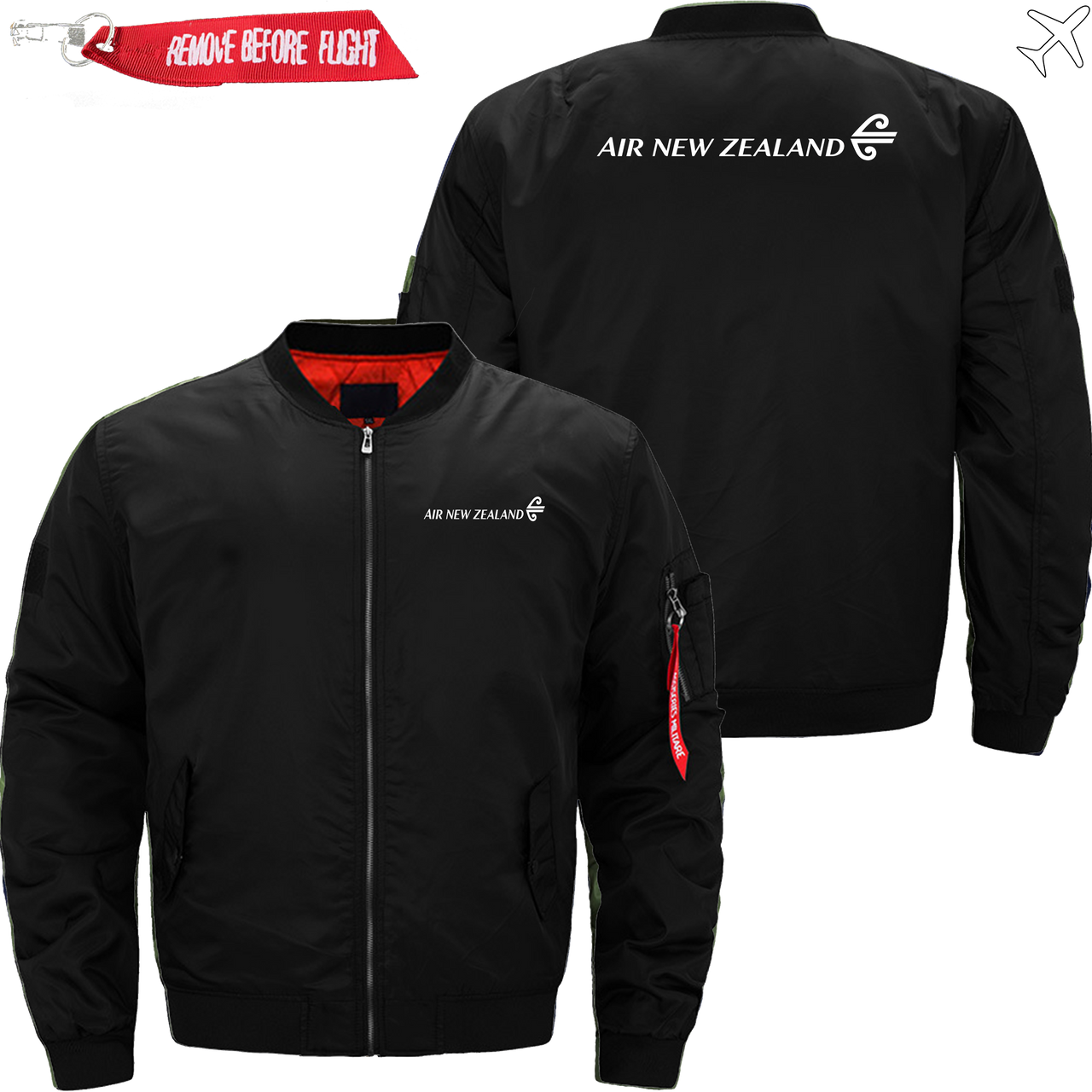 NEW ZEALAND AIRLINES MA1 JACKET THE AV8R