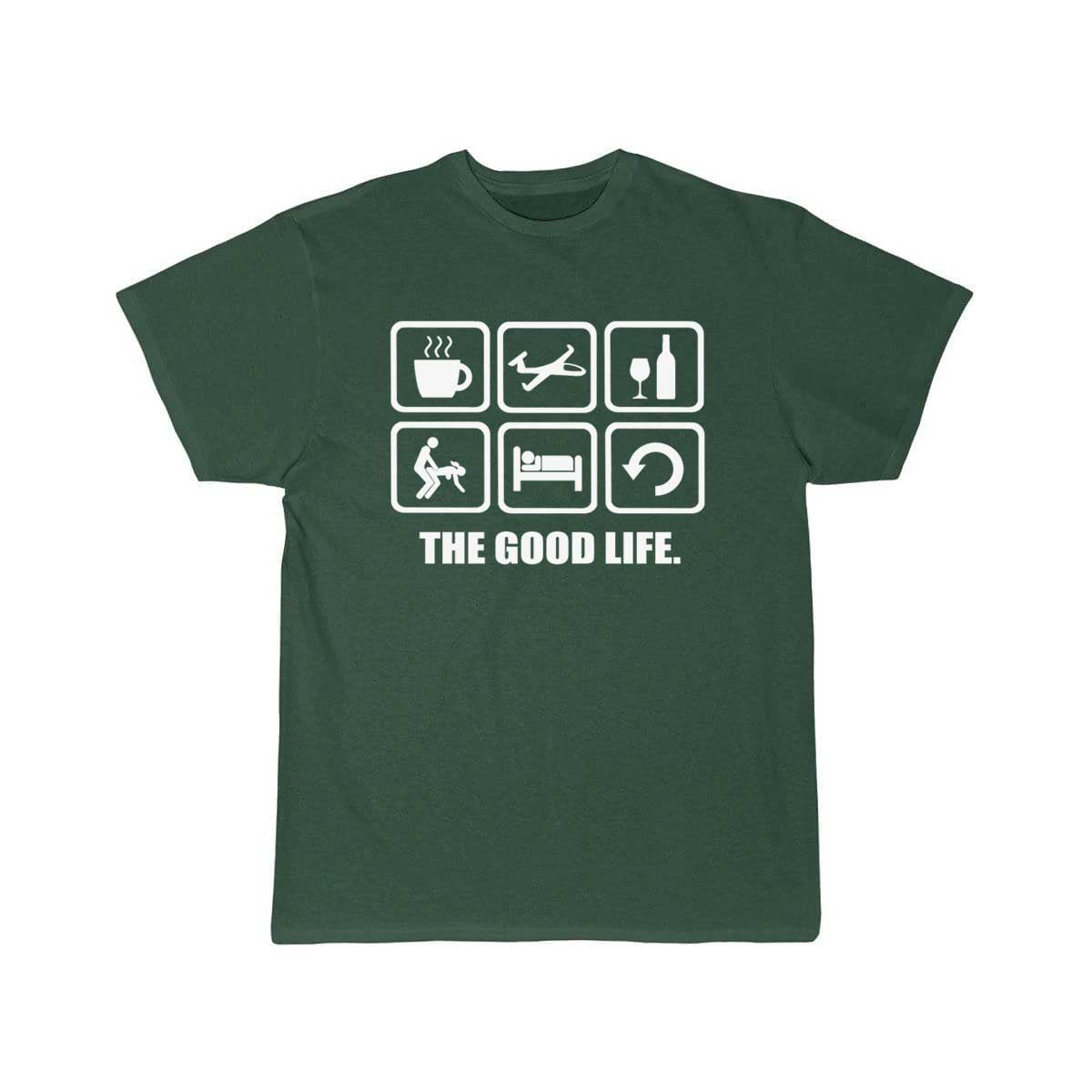 Funny Gliding The Good Life T-SHIRT A V 8 R