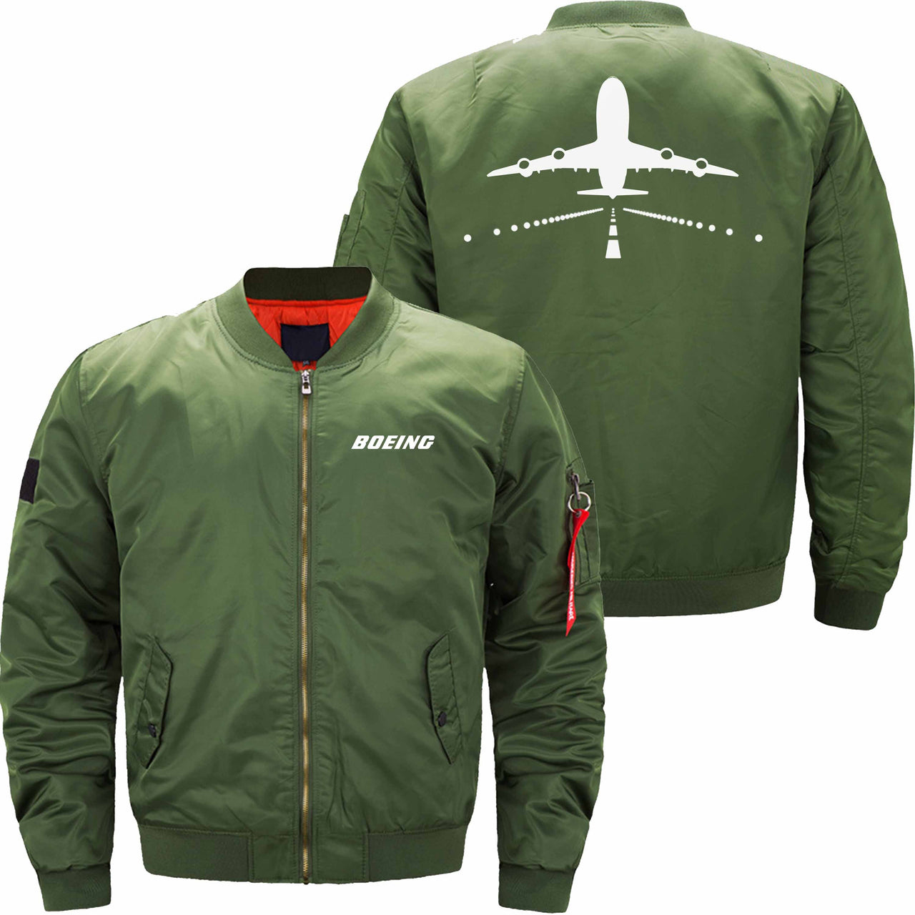 Boeing 747 RUNWAY Ma-1 Bomber Jacket Flight Jacket Aviator Jacket THE AV8R