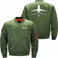 Thumbnail for Boeing 747 RUNWAY Ma-1 Bomber Jacket Flight Jacket Aviator Jacket THE AV8R