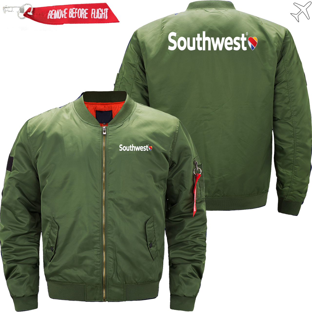 SOUTHWEST AIRLINES MA1 JACKET THE AV8R