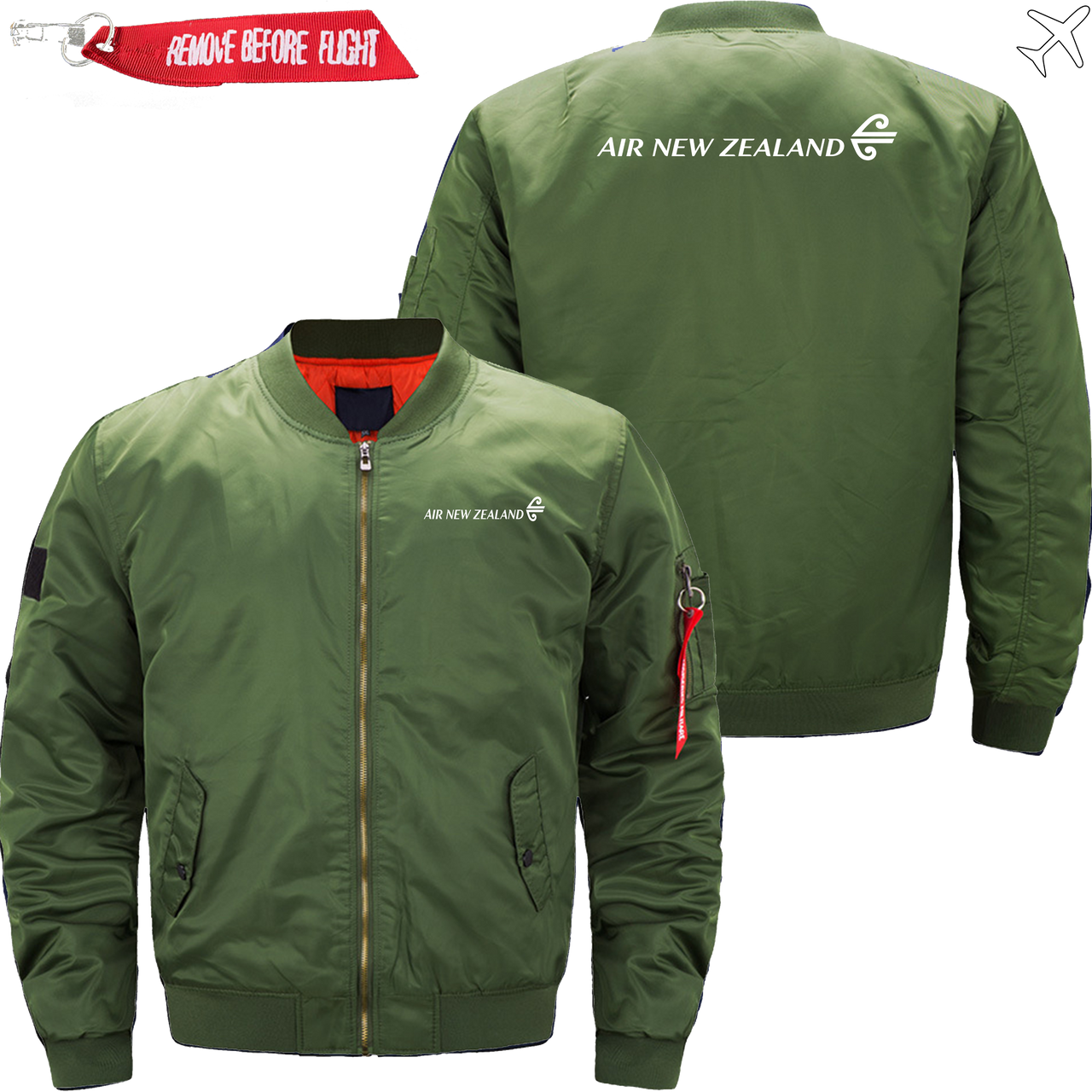 NEW ZEALAND AIRLINES MA1 JACKET THE AV8R