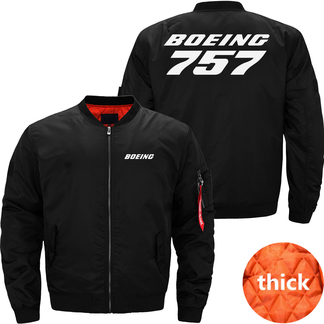 Boeing 757 Ma-1 Bomber Jacket Flight Jacket Aviator Jacket THE AV8R