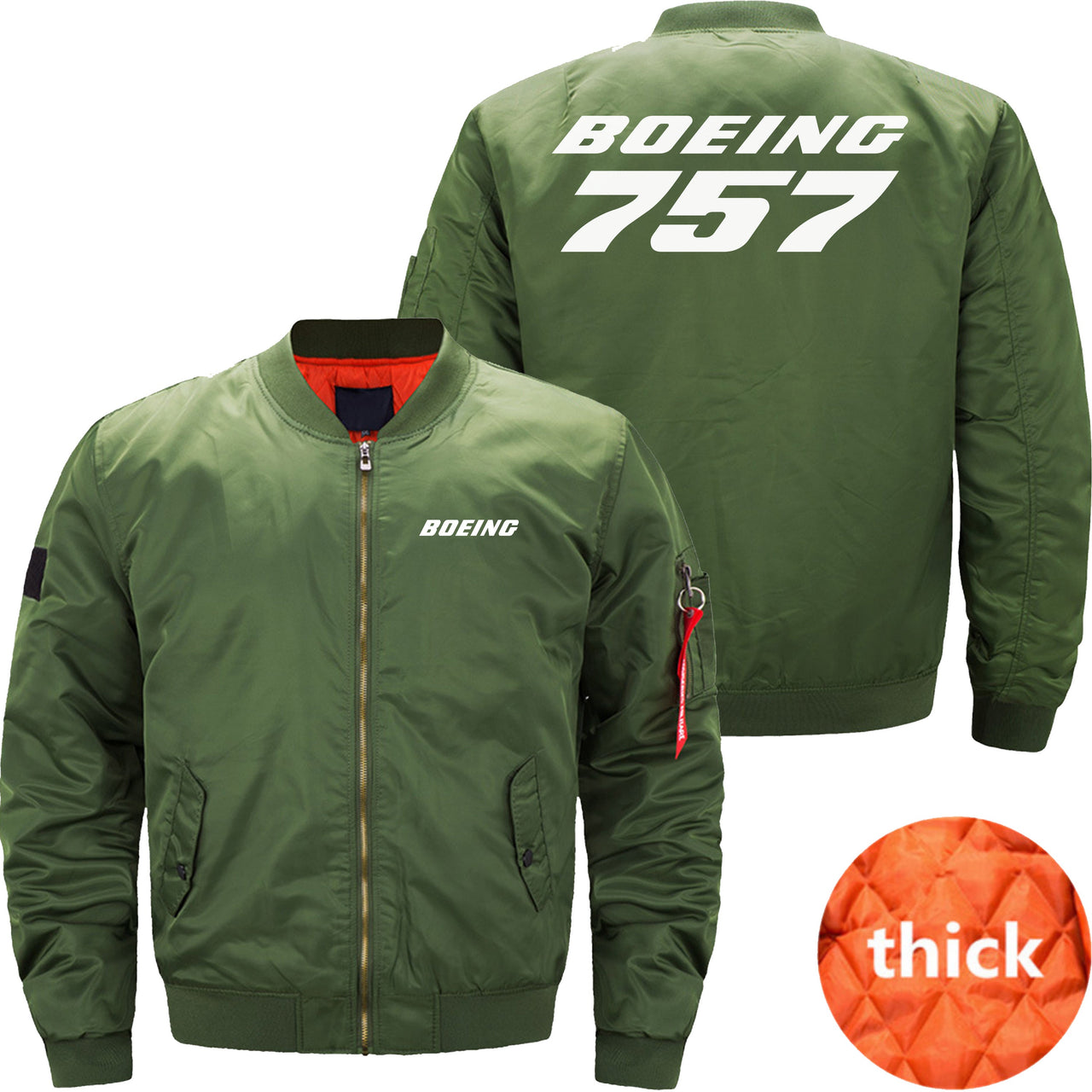 Boeing 757 Ma-1 Bomber Jacket Flight Jacket Aviator Jacket THE AV8R