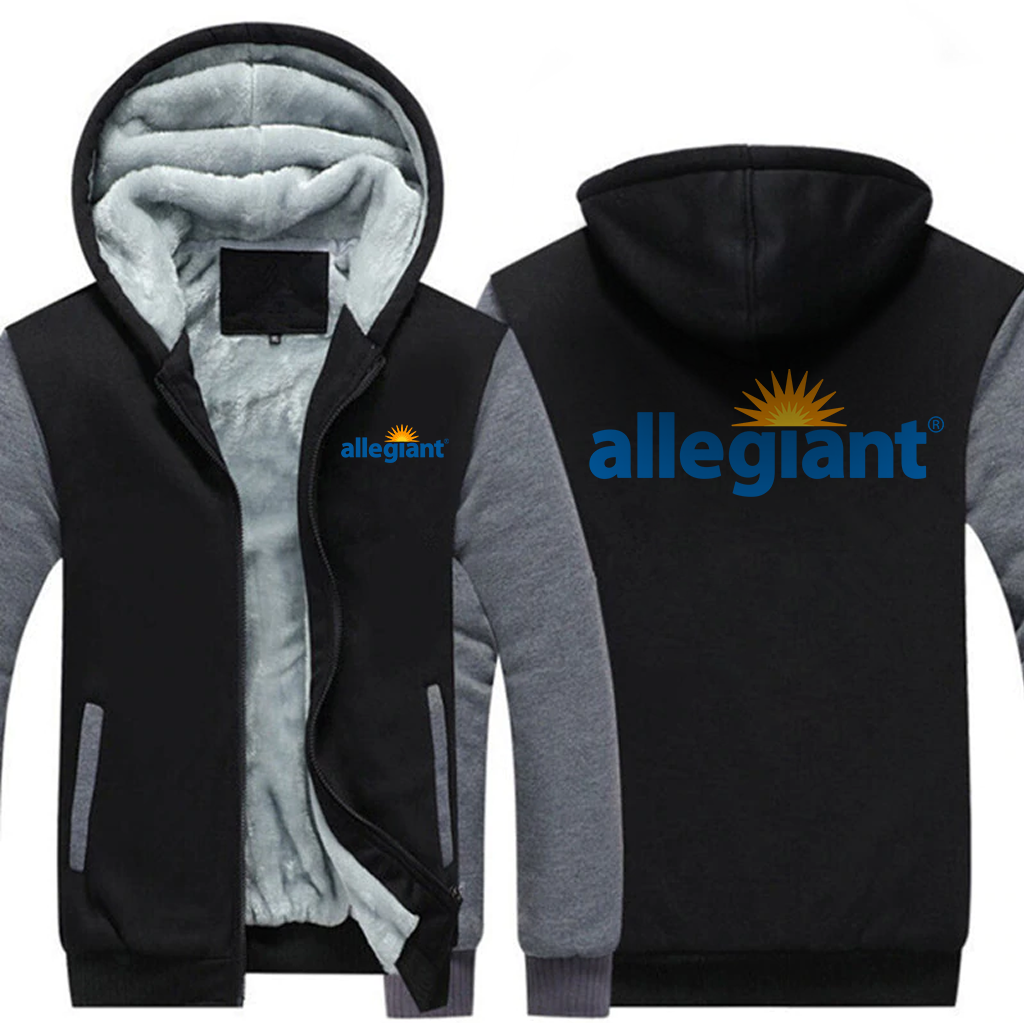 ALLEGIANT AIRLINES  JACKETS FLEECE SWEATSHIRT