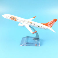 Thumbnail for 16CM ALLOY METAL MODEL PLANE BRAZIL AIR GOL AIRLINES BOEING 737 BOEING 737 800 AIRWAYS AIRCRAFT AIRPLANE MODEL W STAND GIFT - PILOTSX