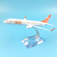 Thumbnail for 16CM ALLOY METAL MODEL PLANE BRAZIL AIR GOL AIRLINES BOEING 737 BOEING 737 800 AIRWAYS AIRCRAFT AIRPLANE MODEL W STAND GIFT - PILOTSX