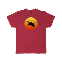 Thumbnail for CH53 Super Stallion Silhouette Sunset Helicopterch T-SHIRT THE AV8R
