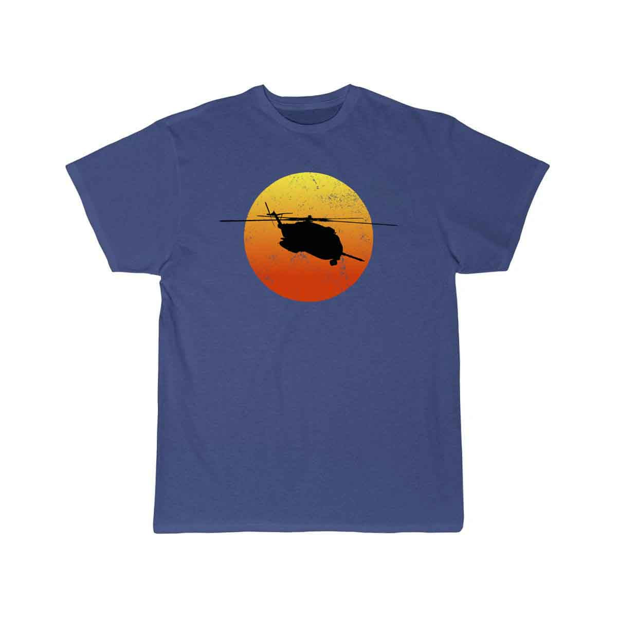 CH53 Super Stallion Silhouette Sunset Helicopterch T-SHIRT THE AV8R