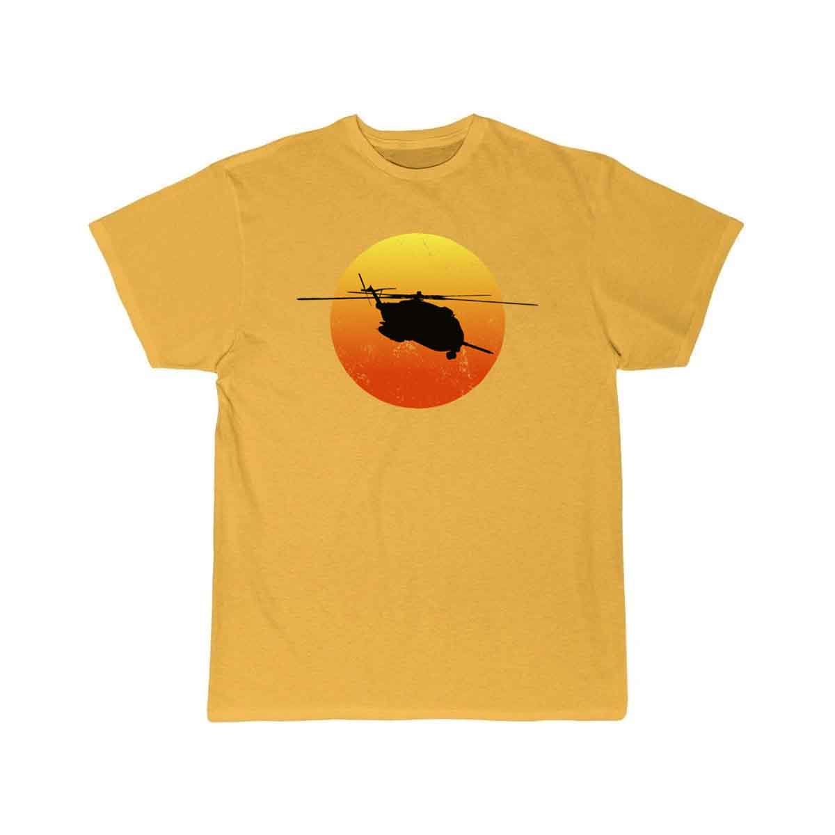 CH53 Super Stallion Silhouette Sunset Helicopterch T-SHIRT THE AV8R