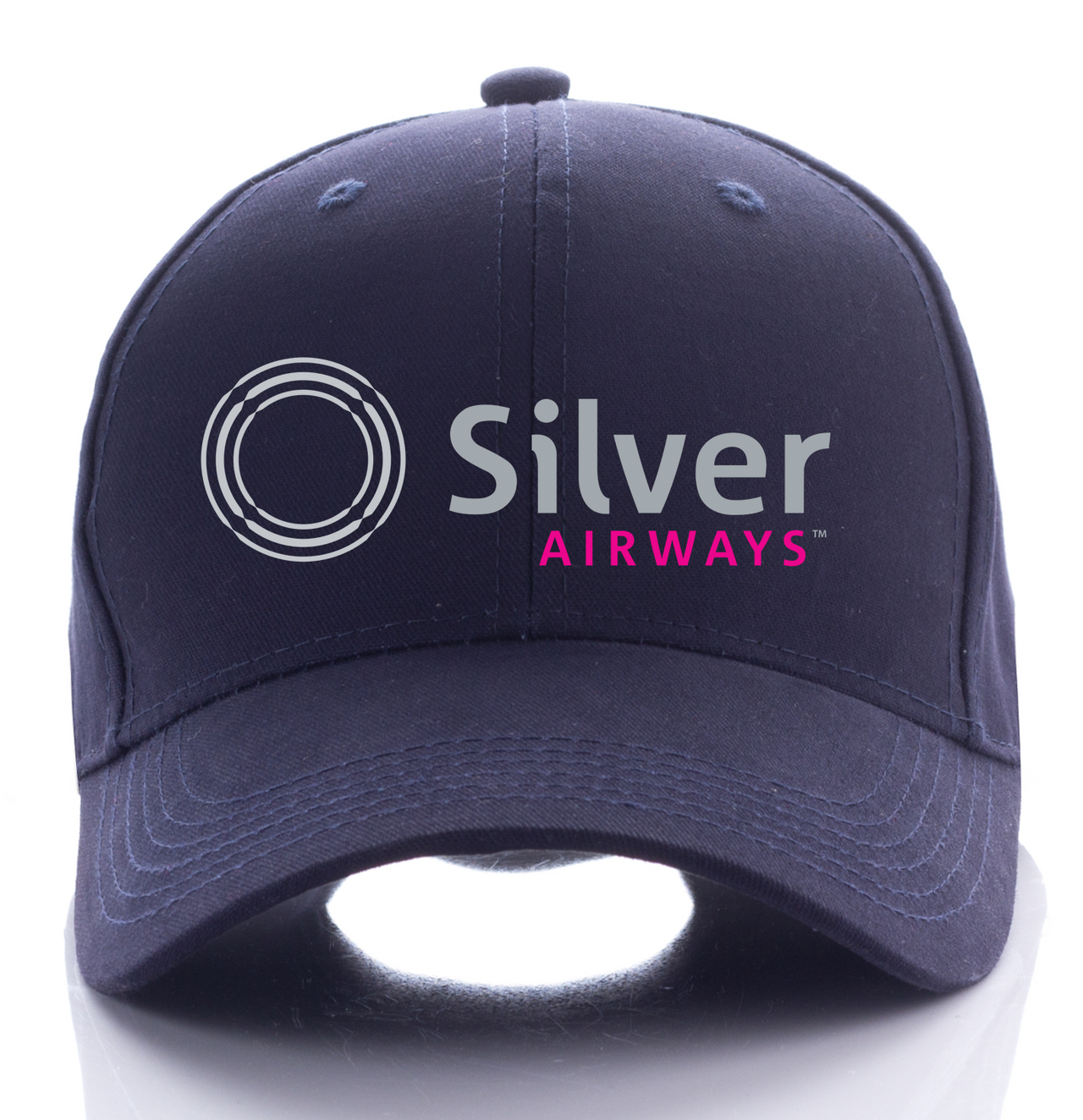 SILVER AIRLINE CAP