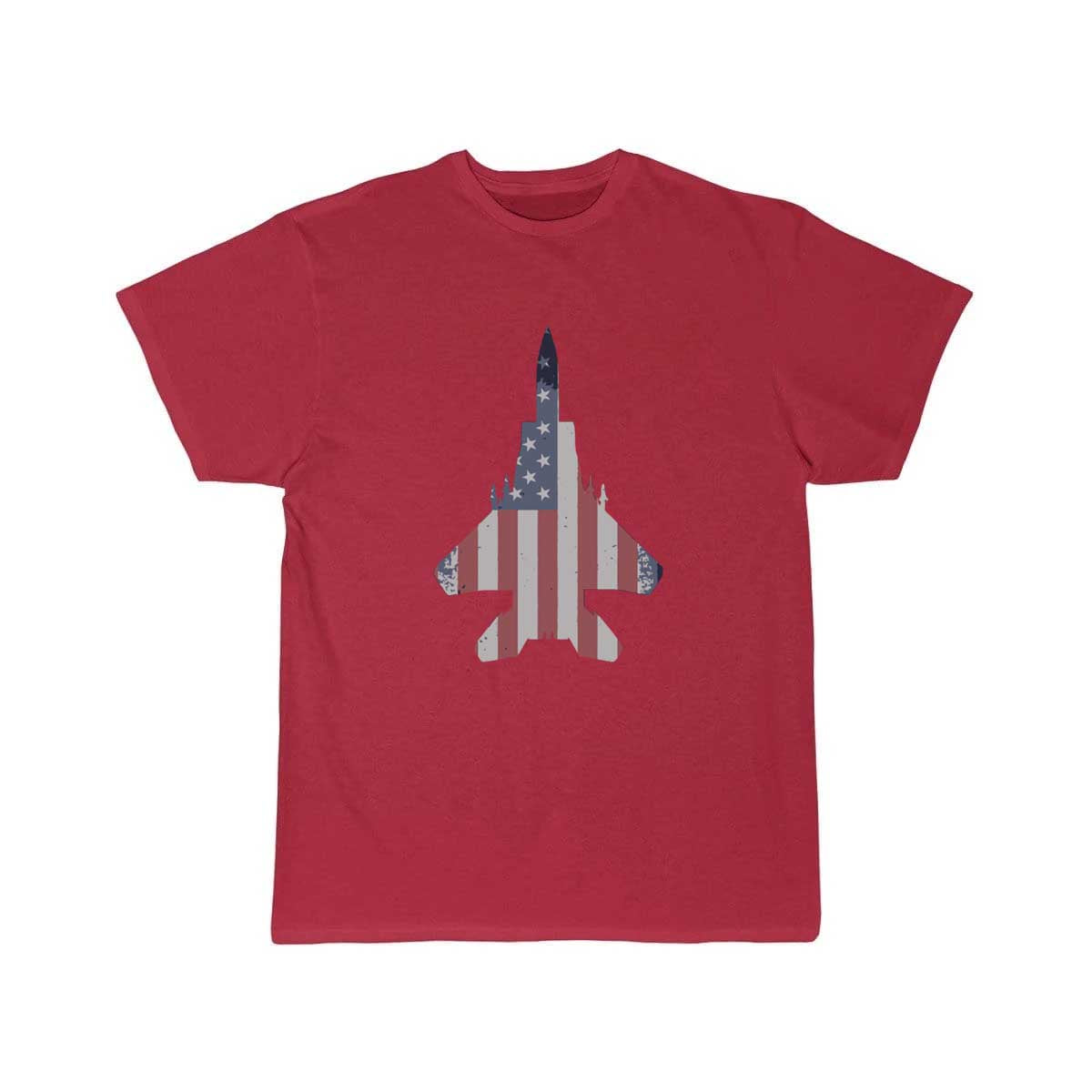 F-15 Eagle Fighter Jet Plane American Flag Gift T Shirt THE AV8R