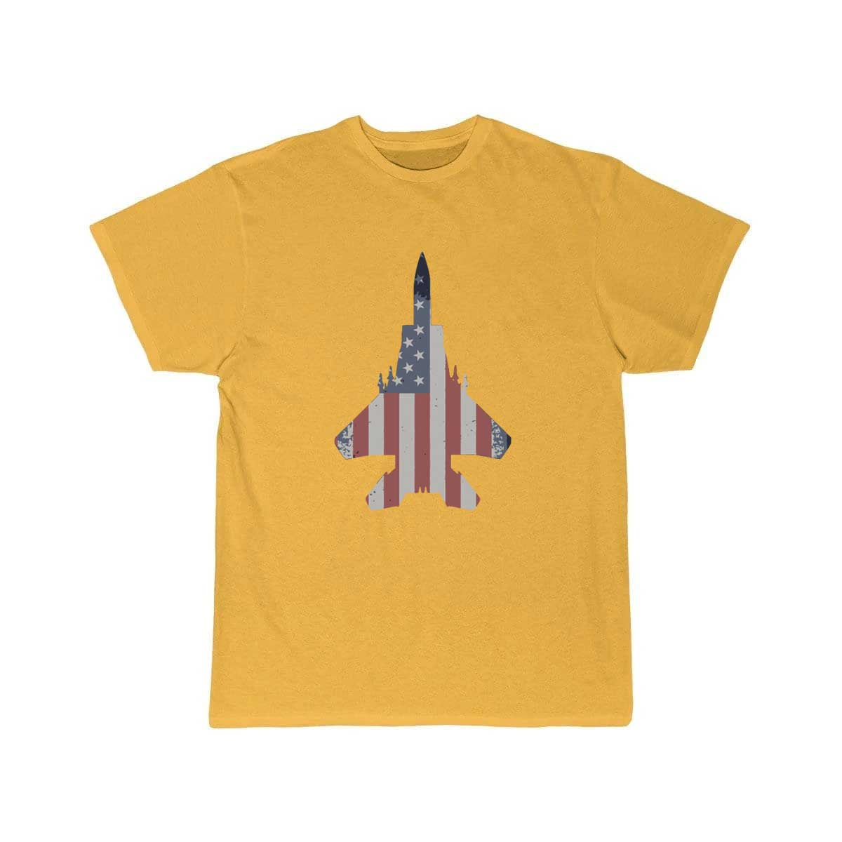 F-15 Eagle Fighter Jet Plane American Flag Gift T Shirt THE AV8R