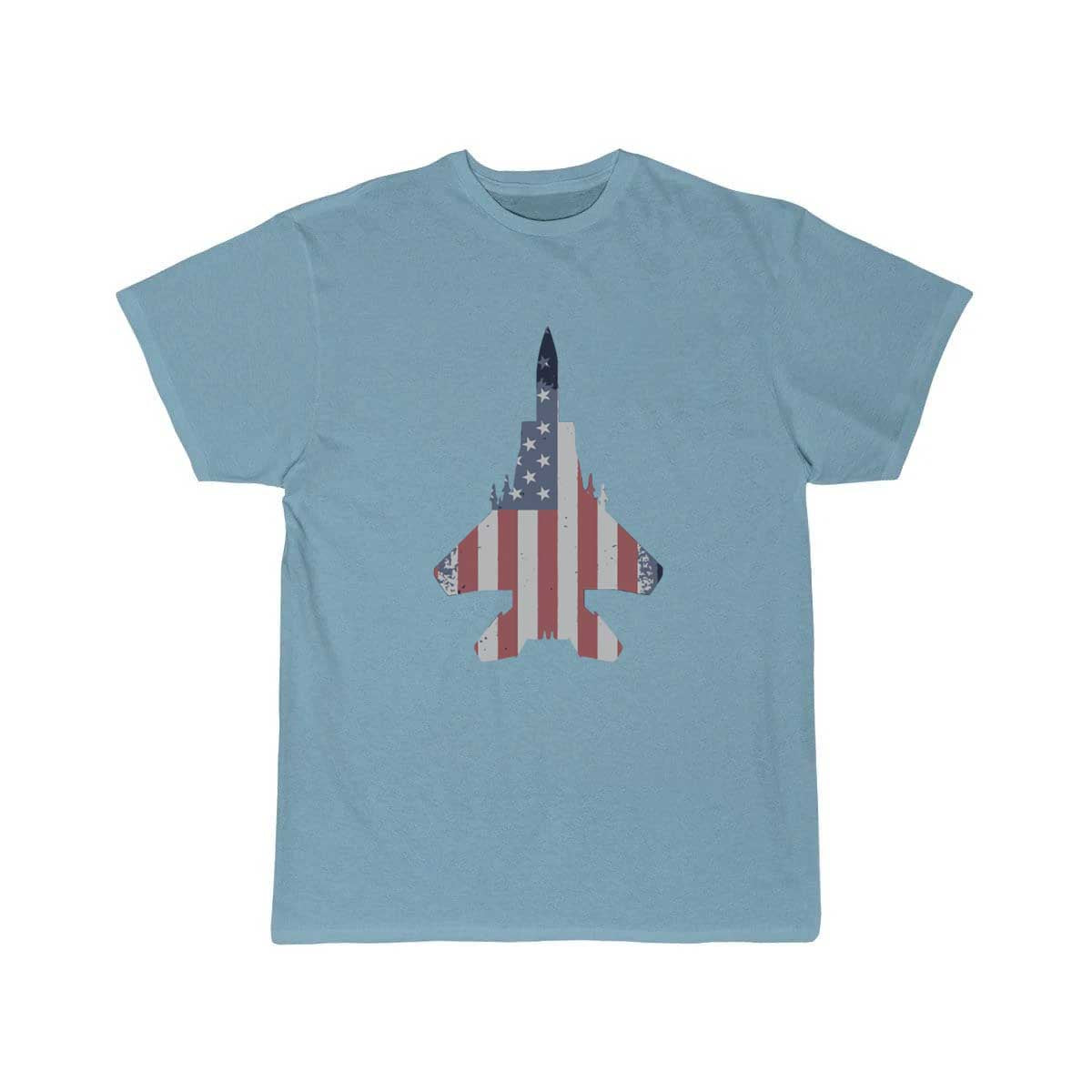 F-15 Eagle Fighter Jet Plane American Flag Gift T Shirt THE AV8R