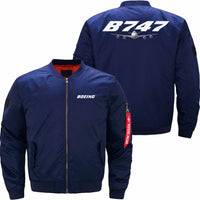 Thumbnail for Boeing 747 Ma-1 Bomber Jacket Flight Jacket Aviator Jacket THE AV8R