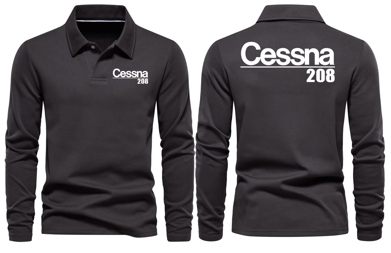 CESSNA 208  LONG SLEEVE  POLO