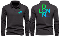 Thumbnail for LONDON AIRPORT LONG SLEEVE  POLO