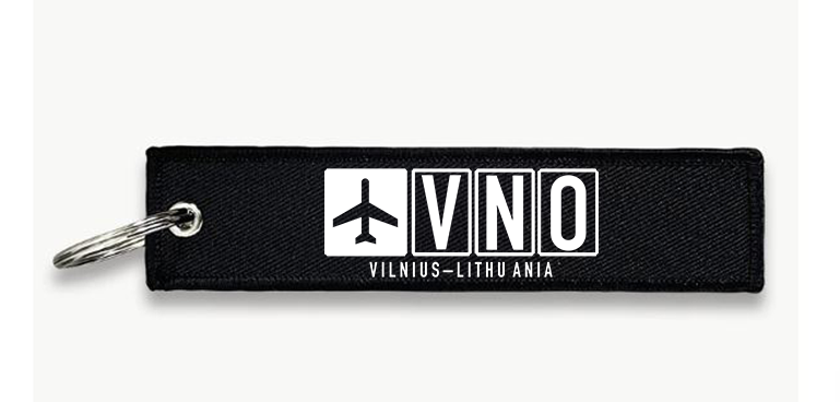 VNO AIRPORT KEY CHAIN