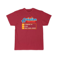 Thumbnail for Aviation Cheat Codes print Airplane Pilot ATC T-SHIRT THE AV8R