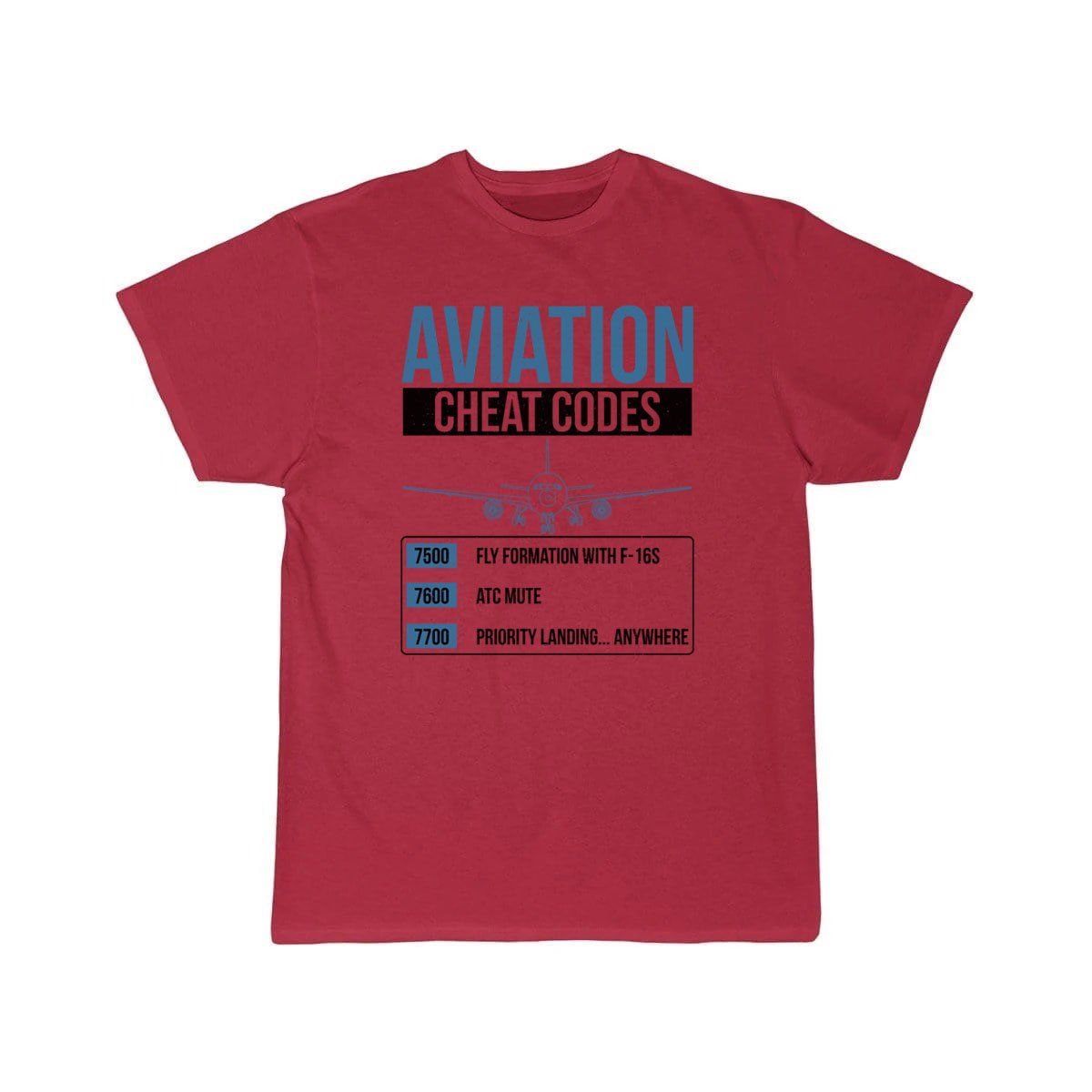 Aviation Cheat Codes - Funny For Pilots And Atc T-SHIRT THE AV8R