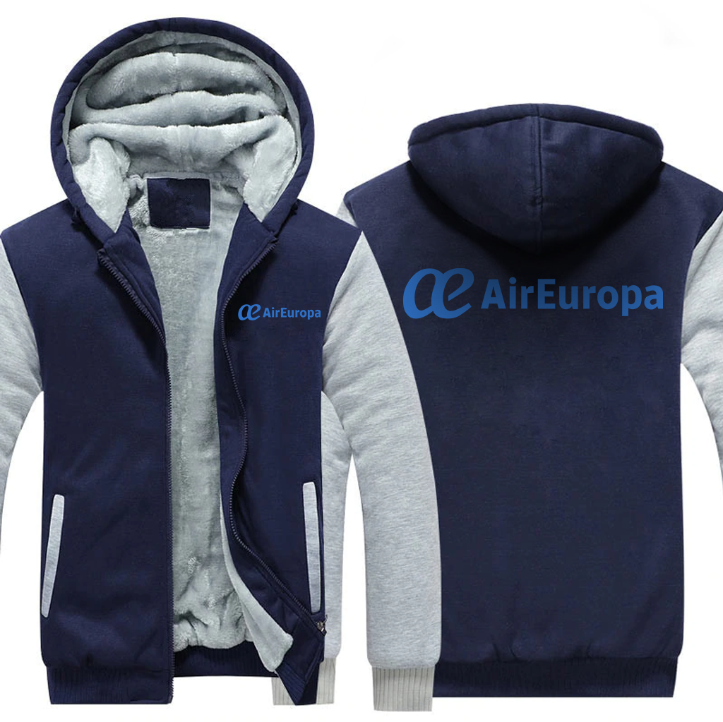 EUROPA AIRLINES  JACKETS FLEECE SWEATSHIRT