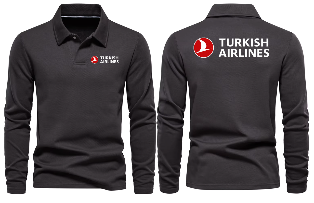 TURKISH AIRLINES LONG SLEEVE  POLO