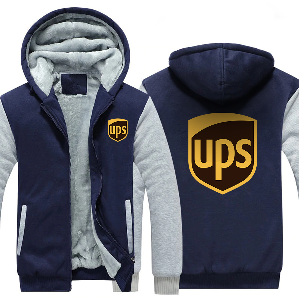 UPS AIRLINES JACKETS FLEECE SWEATSHIRT