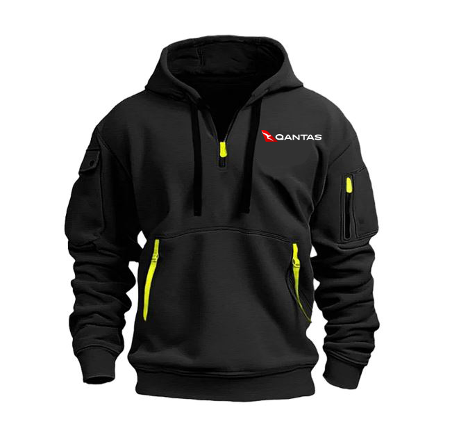 QANTAS AIRLINE HOODED JACKET PULLOVER