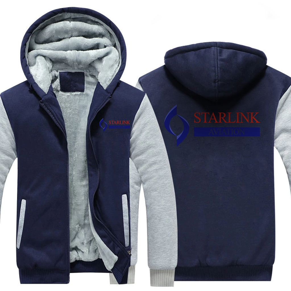 STARLINK AIRLINES  JACKETS FLEECE SWEATSHIRT