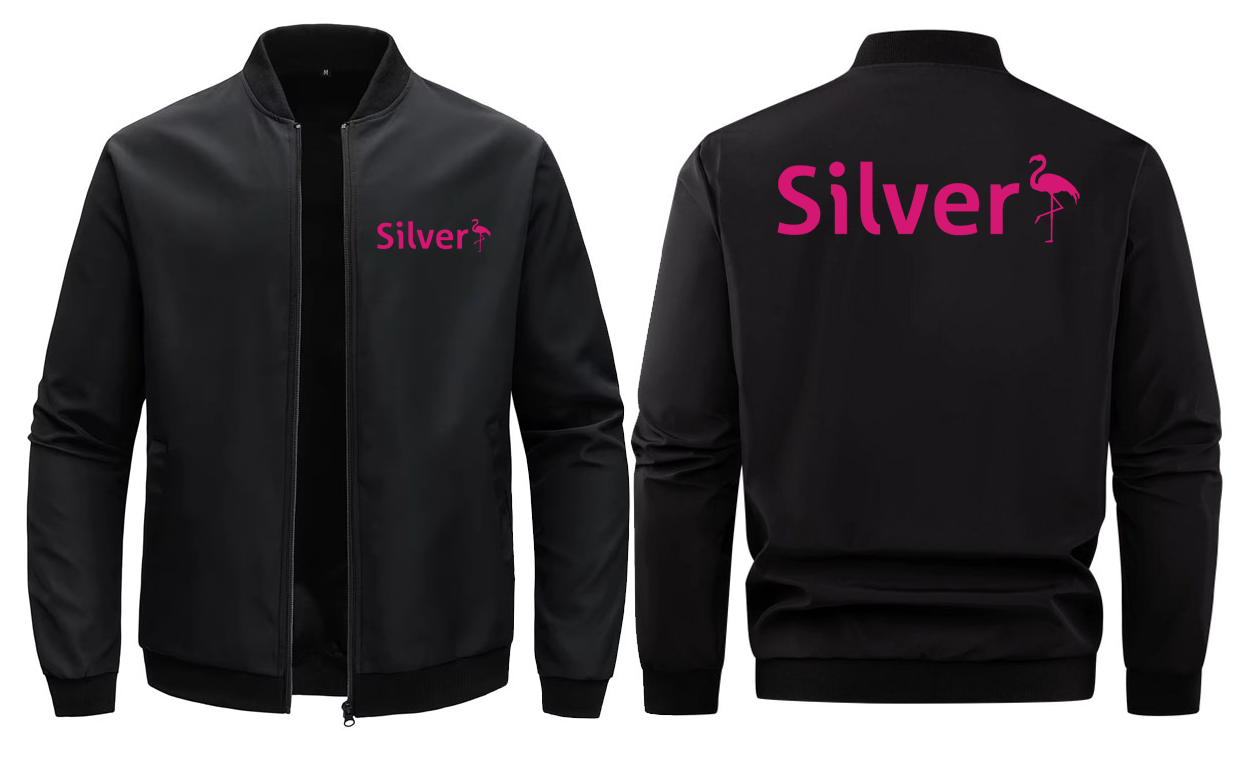 SILVER AIRWAYS  LOOSE SOLID COLOR JACKET