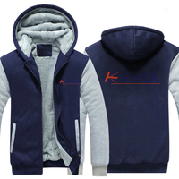 Thumbnail for UK AIRLINES JACKETS FLEECE SWEATSHIRT