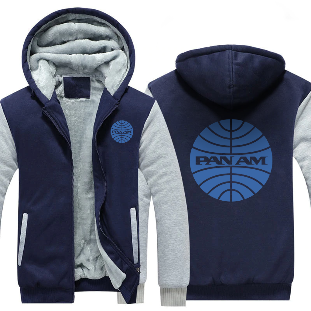 PANAM AIRLINES JACKETS FLEECE SWEATSHIRT