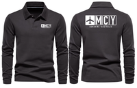 Thumbnail for MCY AIRPORT LONG SLEEVE POLO