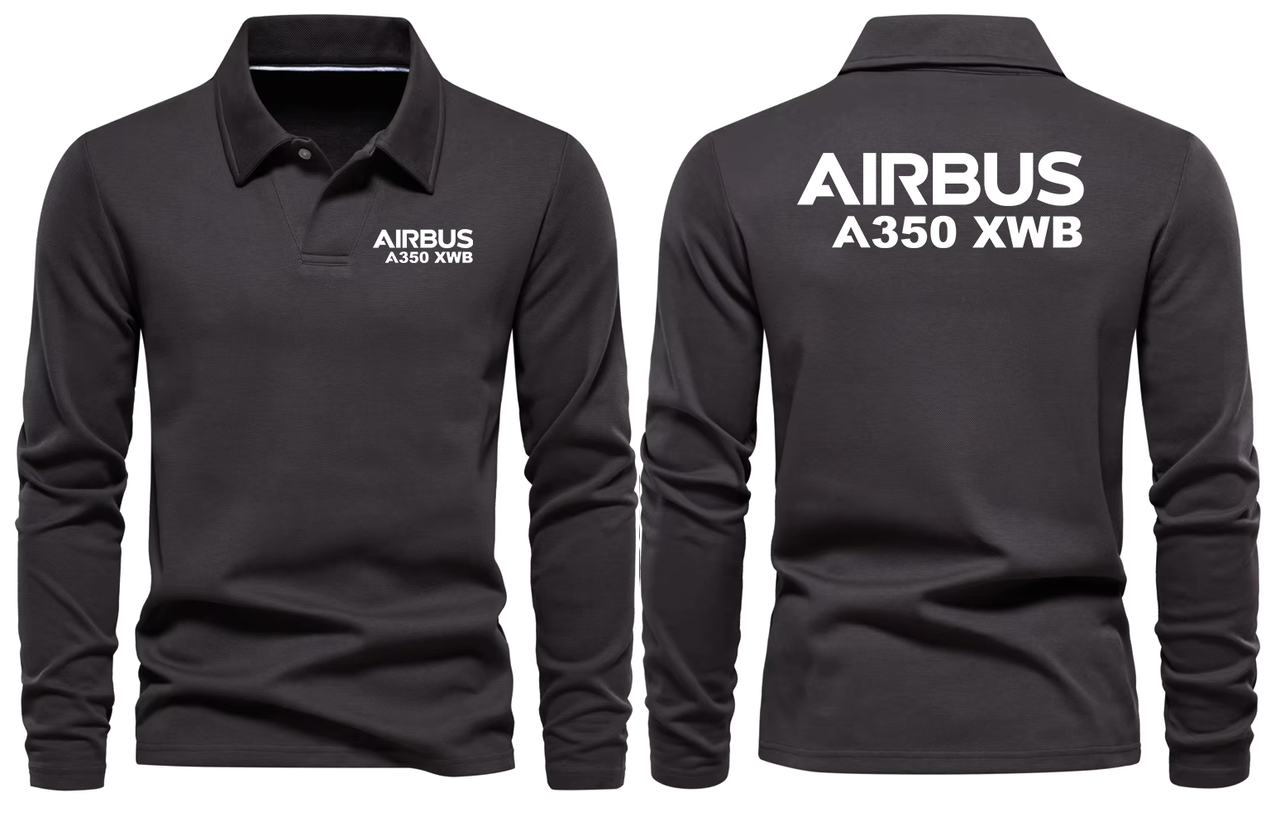 AIRBUS A350 WXB  LONG SLEEVE  POLO