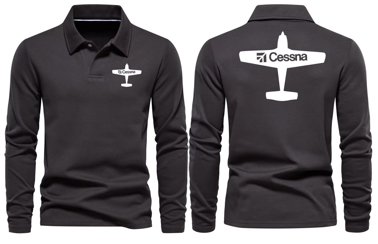 CESSNA LONG SLEEVE  POLO
