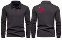 Thumbnail for YUL AIRPORT LONG SLEEVE  POLO