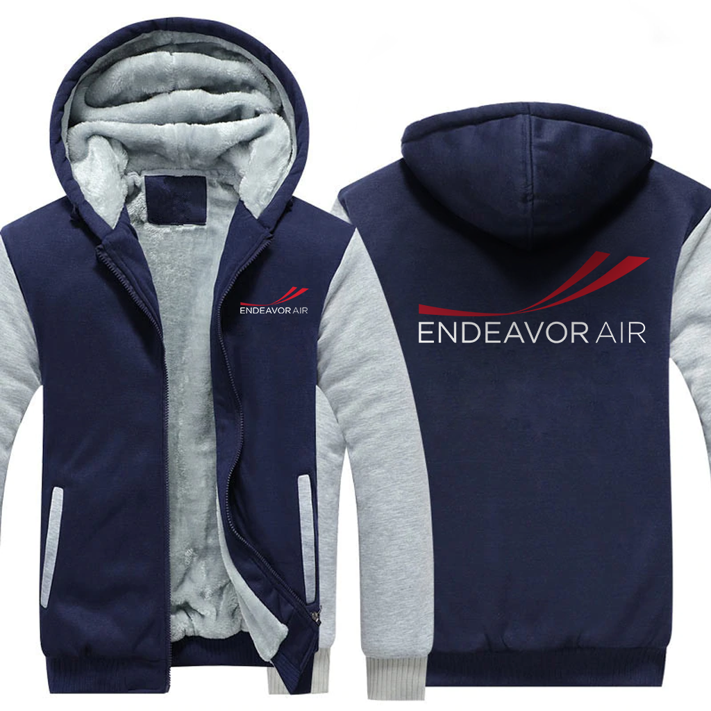 ENDEAVOR AIRLINES  JACKETS FLEECE SWEATSHIRT