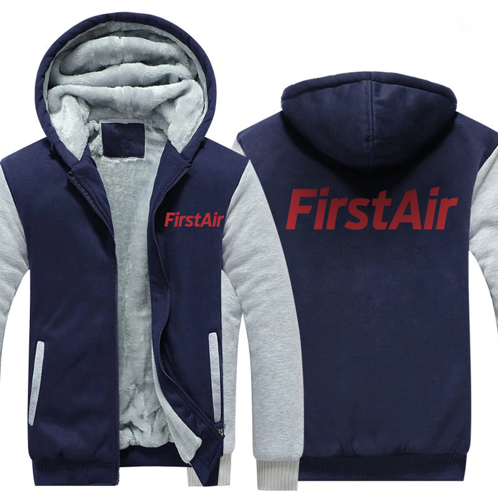 FIRST AIRLINES  JACKETS FLEECE SWEATSHIRT