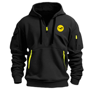 Thumbnail for LUFTHANSA LOGO AIRLINE HOODED JACKET PULLOVER
