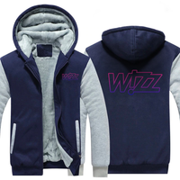 Thumbnail for AIR WIZZ AIRLINES JACKETS FLEECE SWEATSHIRT 6