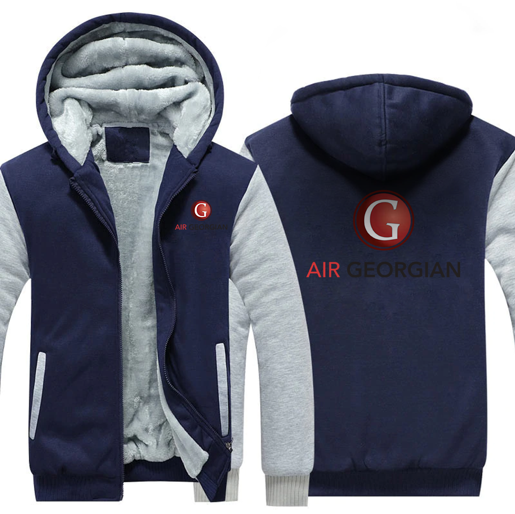 GERGIAN AIRLINES  JACKETS FLEECE SWEATSHIRT