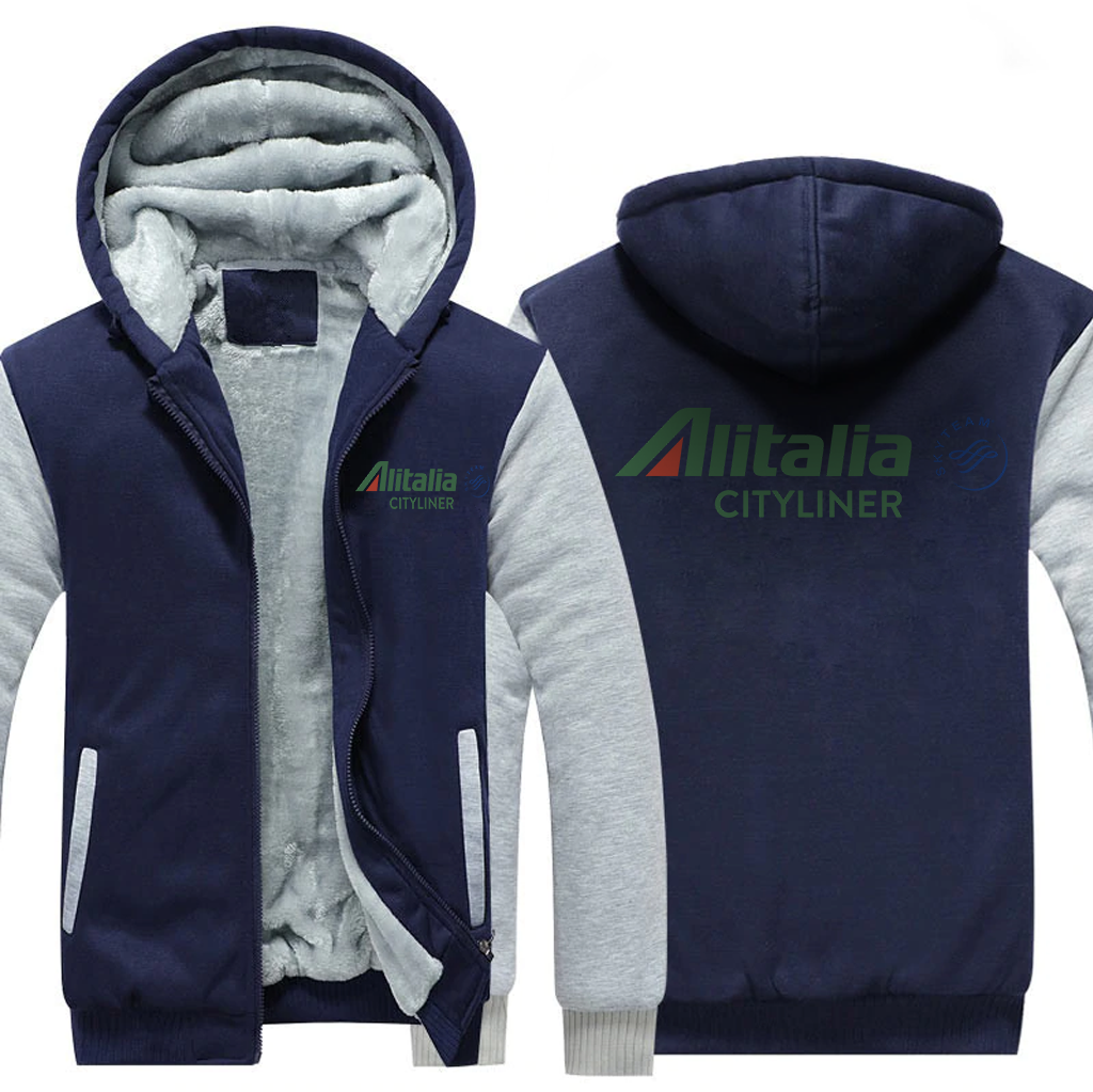 AIR ALITALI AIRLINES JACKETS FLEECE SWEATSHIRT